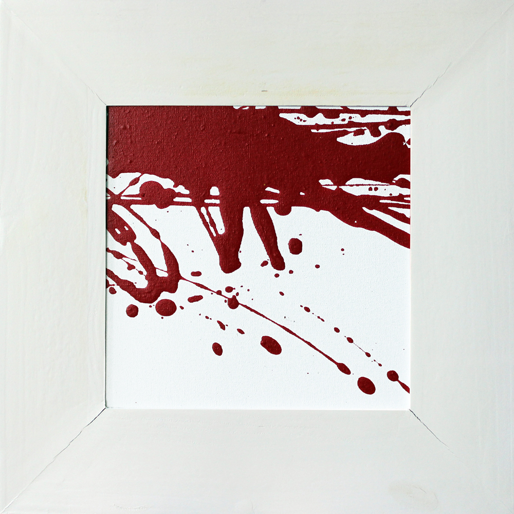 Rot und Weiß (04-05), Acryl, 2013