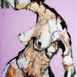For Henry Miller (01), Acryl auf Leinwand, 80 x 60 cm, Oxana Mahnac, 2011
